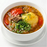 куза шурпа (в горшочек )